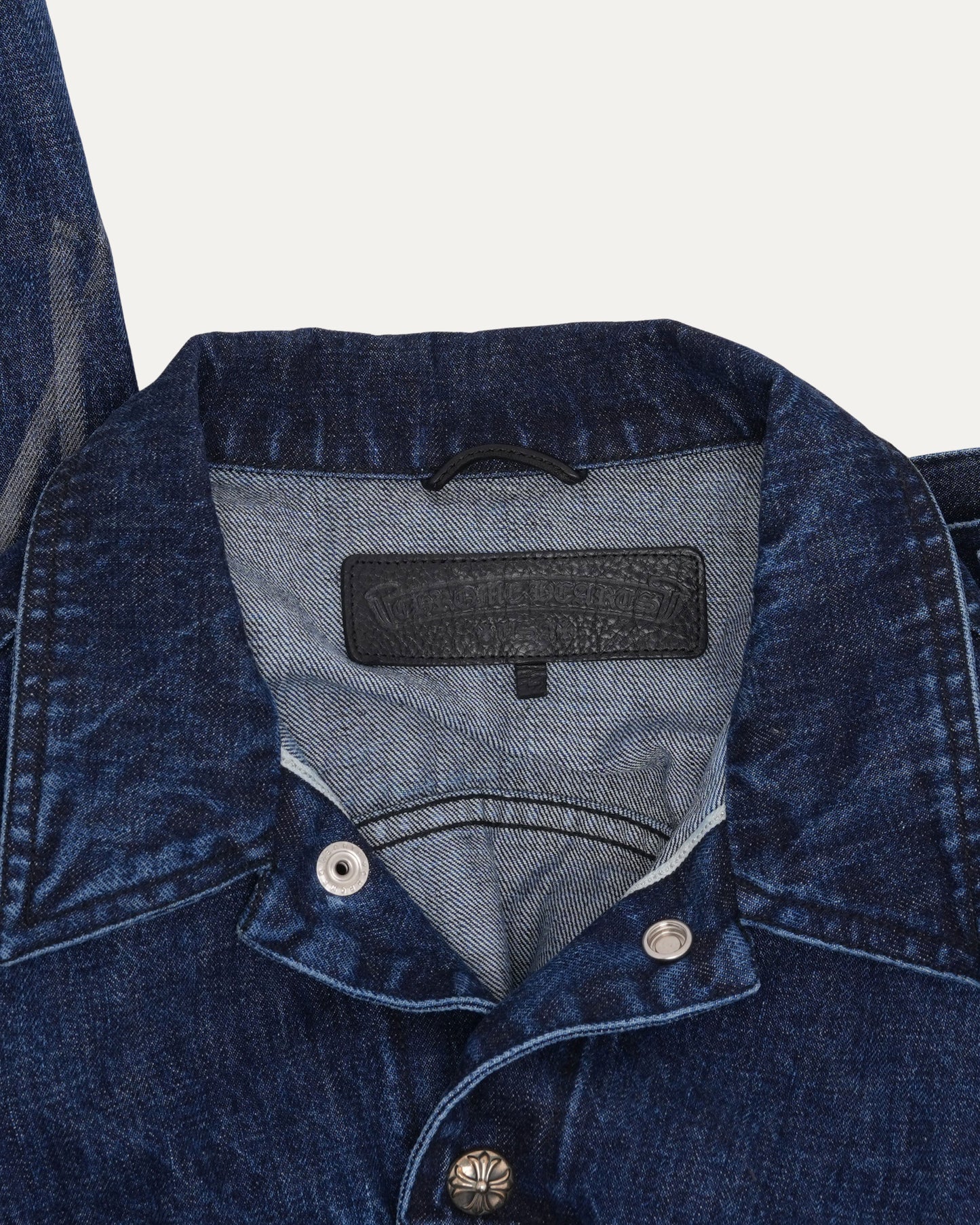 Retna Tagged Motorbreath Denim Trucker Jacket