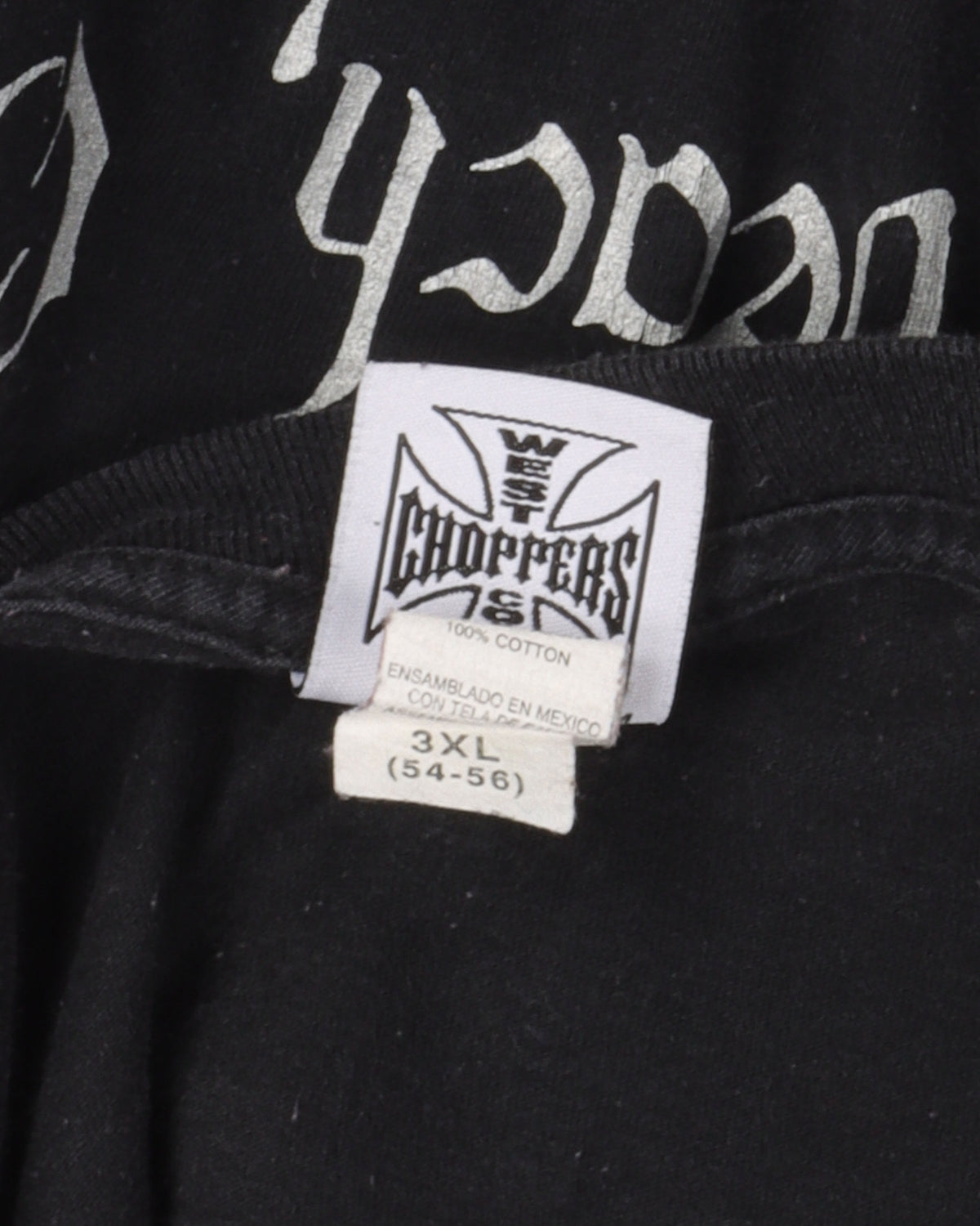 West Coast Choppers Chrome Logo Long Sleeve T-Shirt