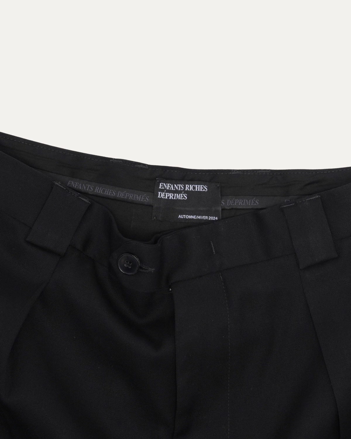 Virgin Wool Pleated Trousers