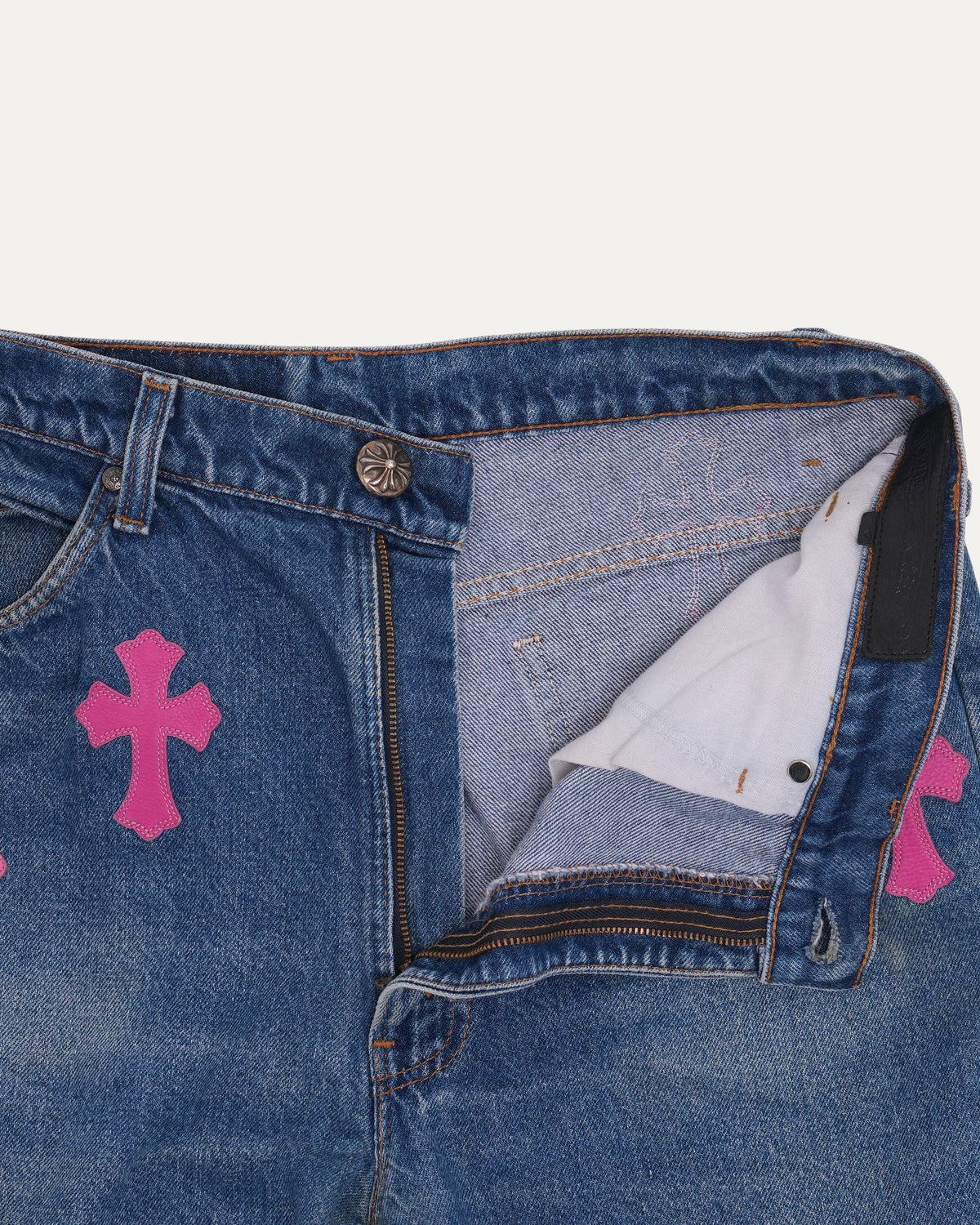 Levi's 517 Orange Tab Cross Patch Jeans