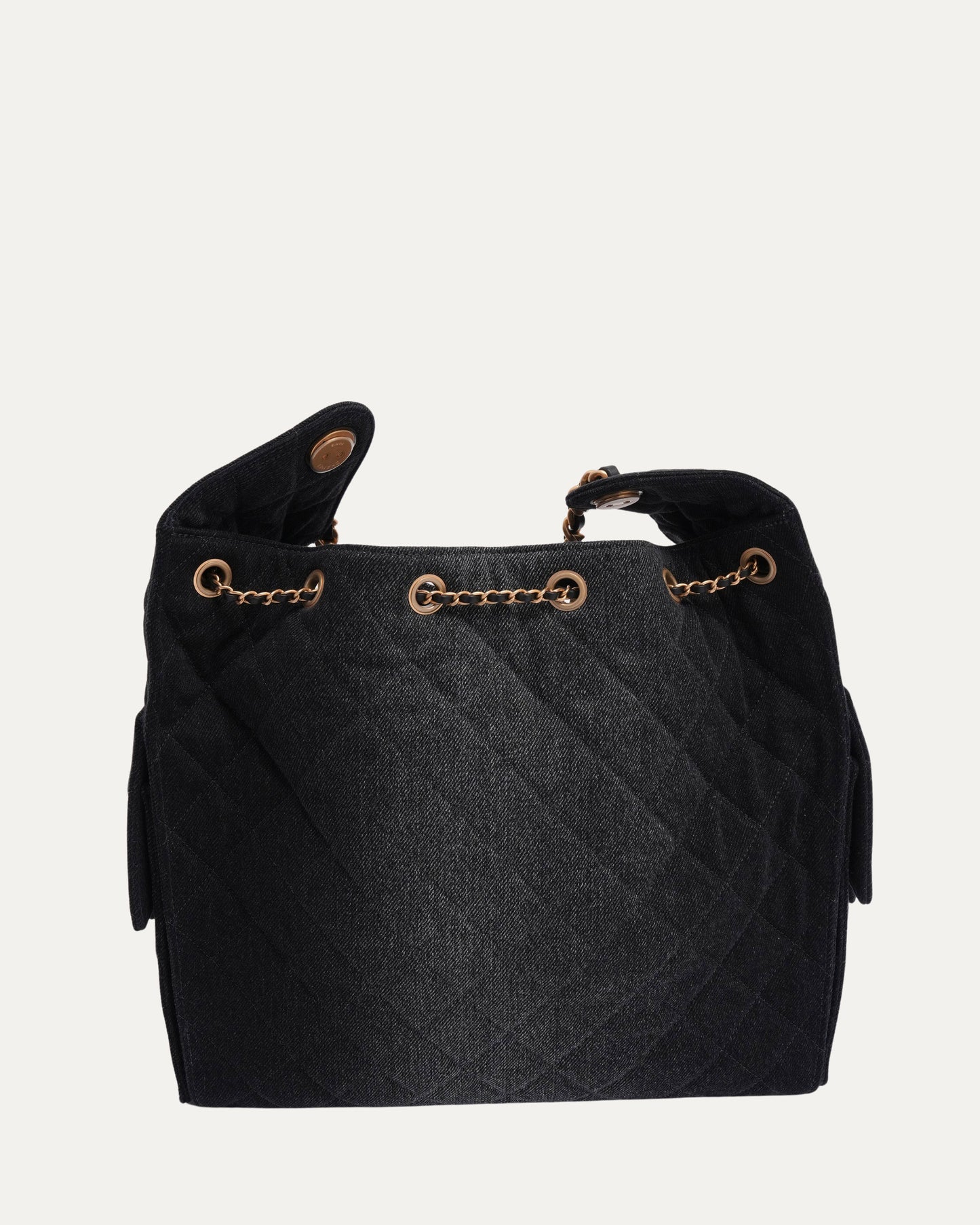 Denim Quilted Medium 25 Hobo Bag