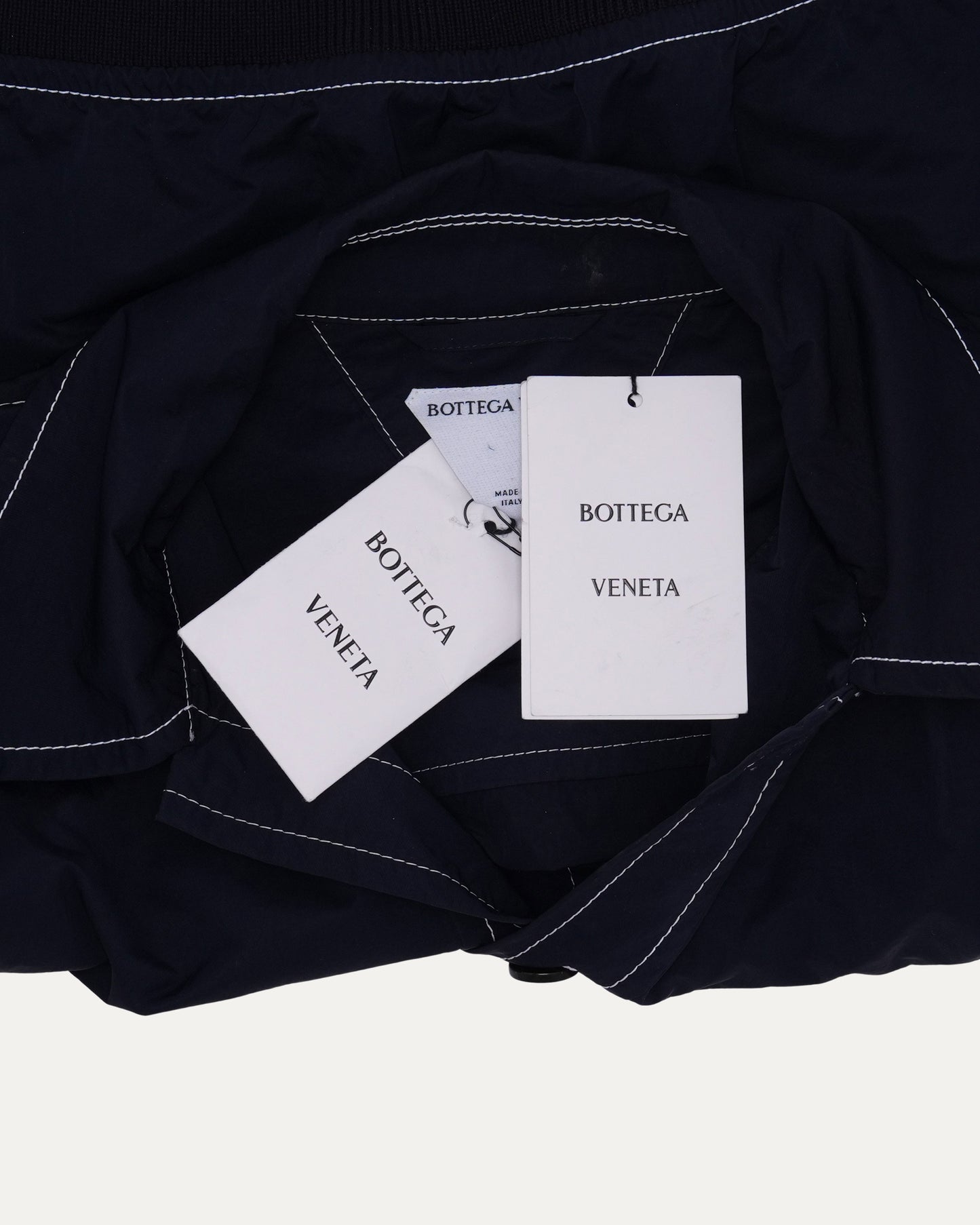 Contrast Stitch Cropped Jacket
