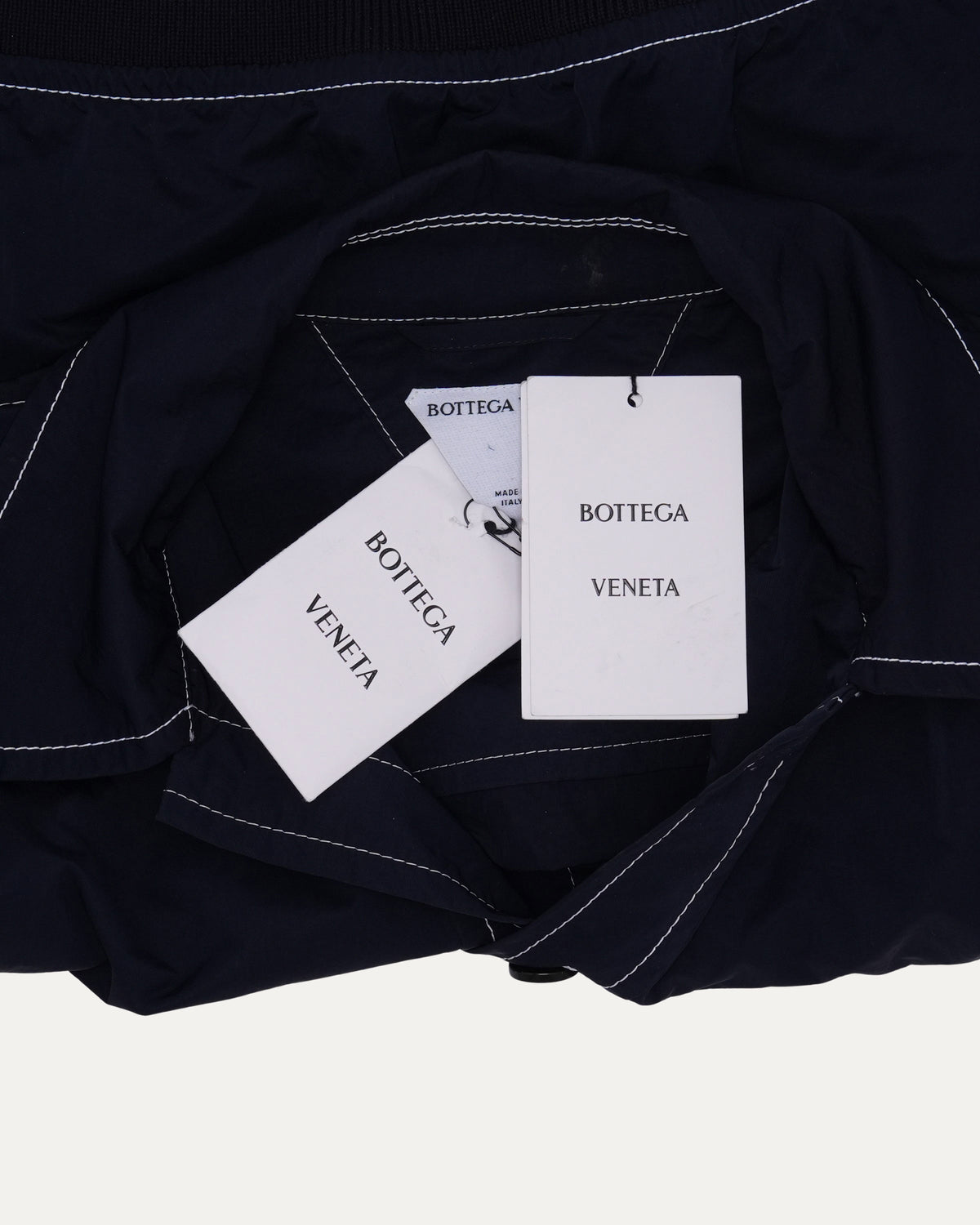 Contrast Stitch Cropped Jacket