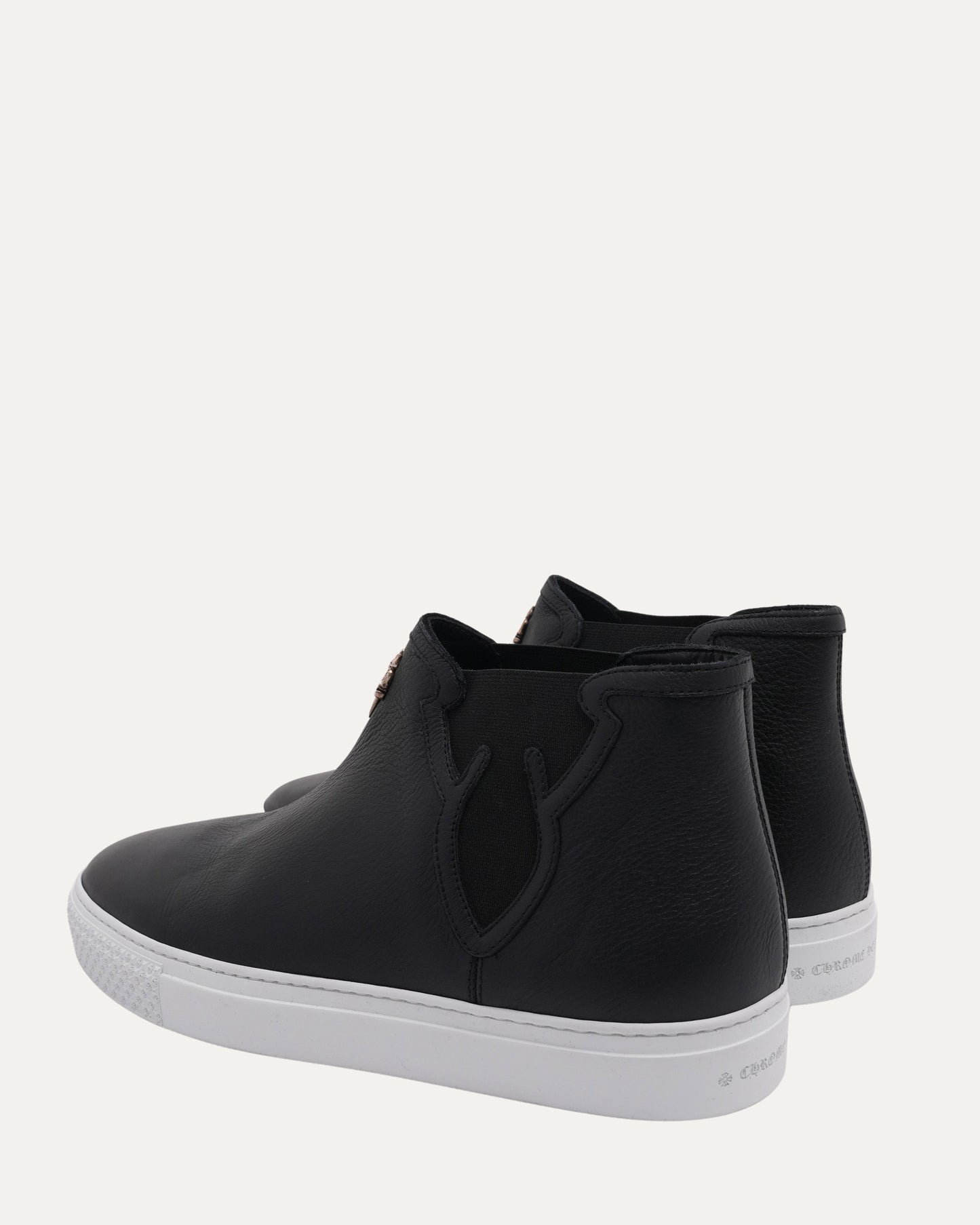 Dagger Embellished Slip On Mid Top Sneakers