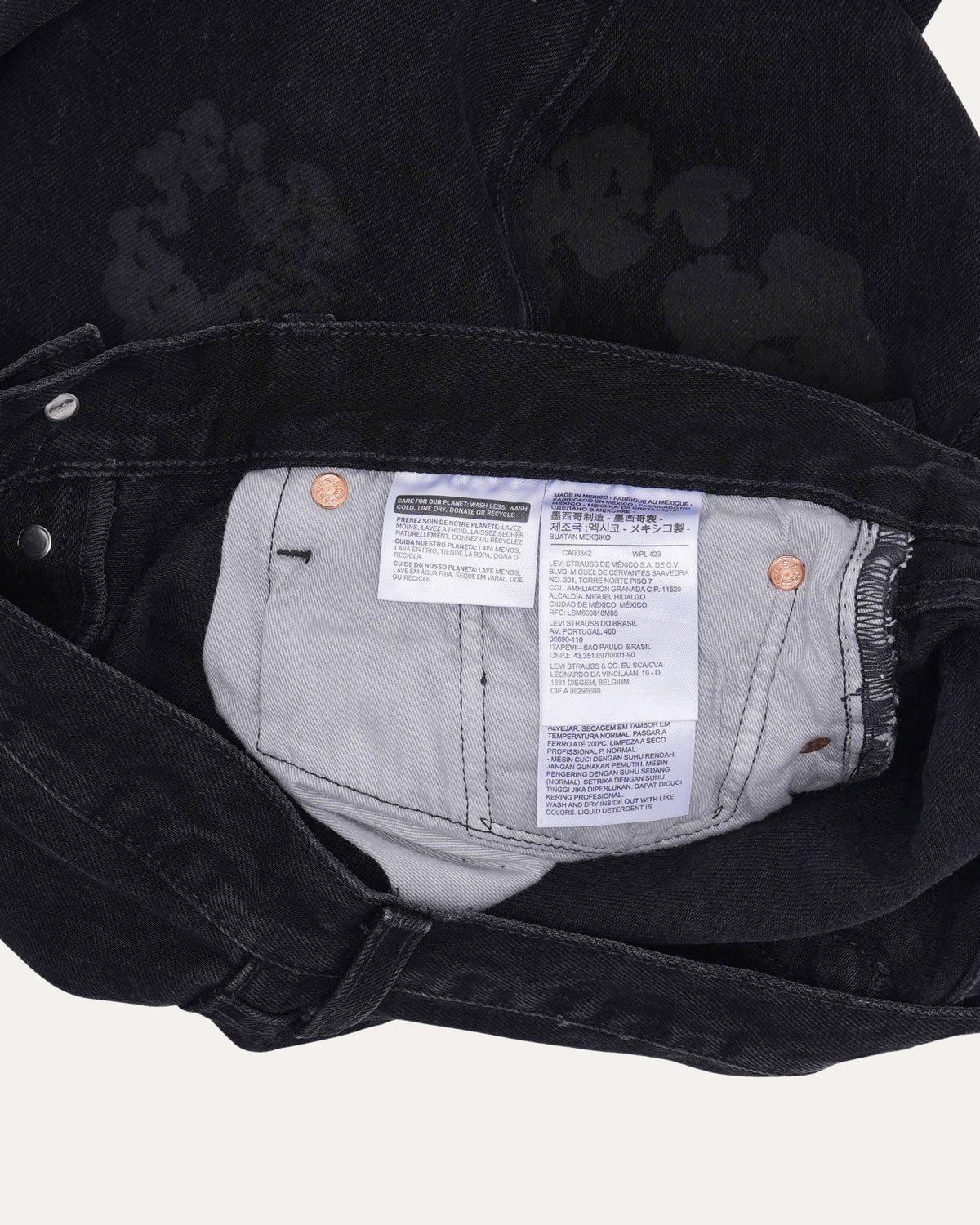 Levi's Tonal Cotton Wreath Jeans