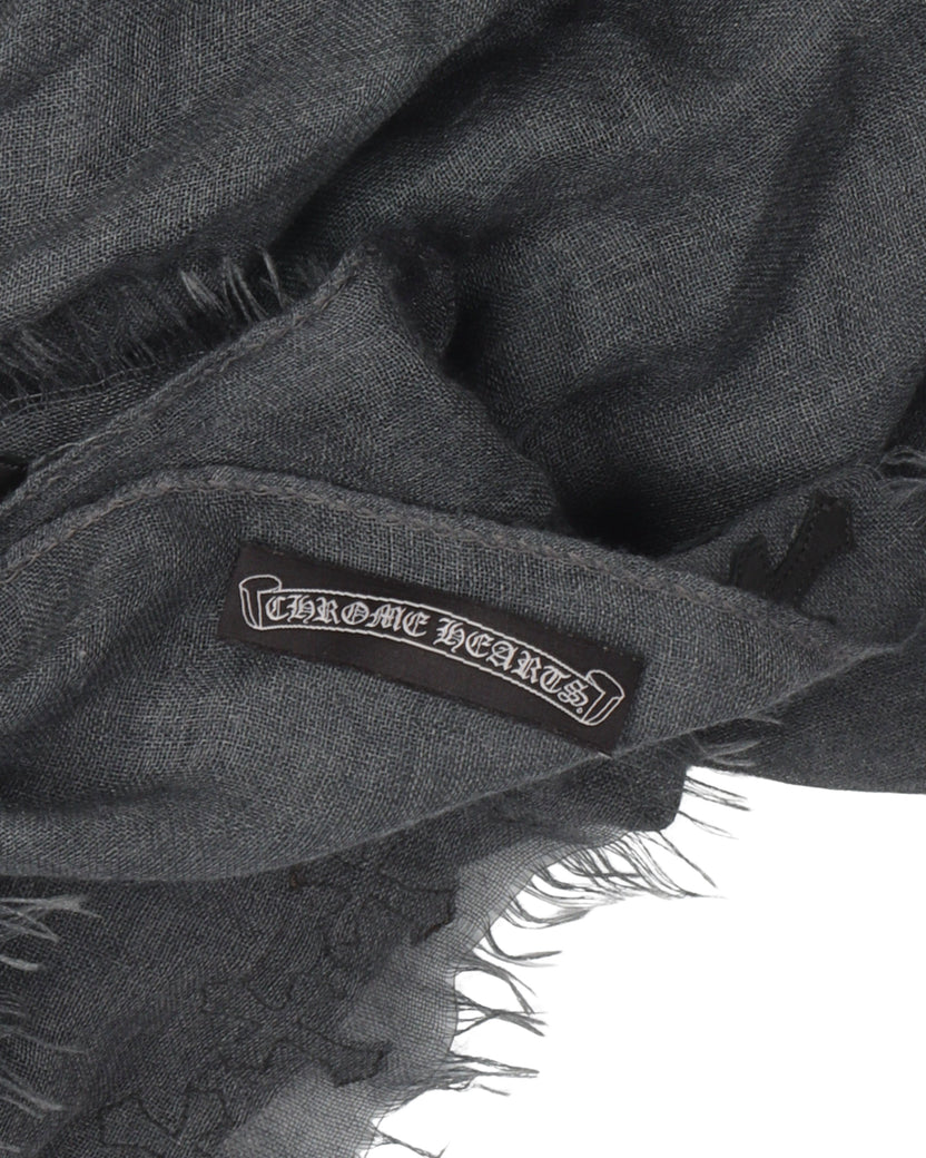 Cross Patch Cashmere Scarf