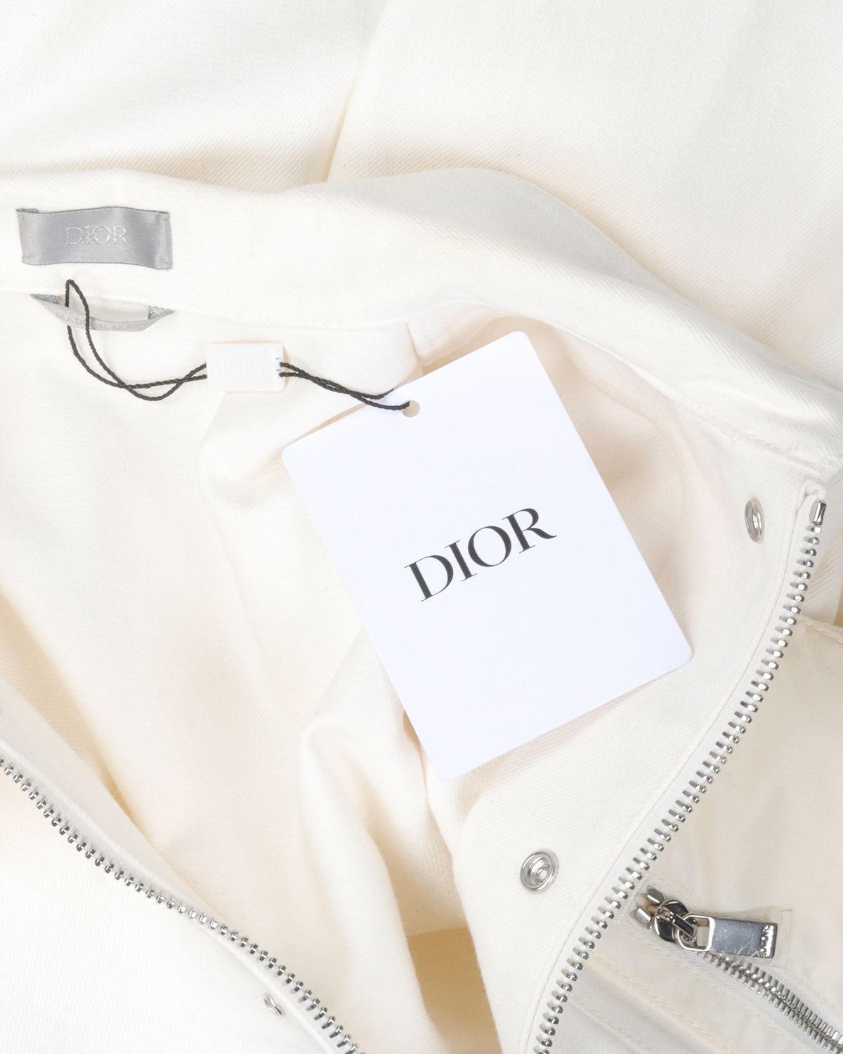 Homme Zip Up Denim Jacket