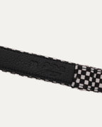 Checkerboard Pony Hair Pendant Western Belt