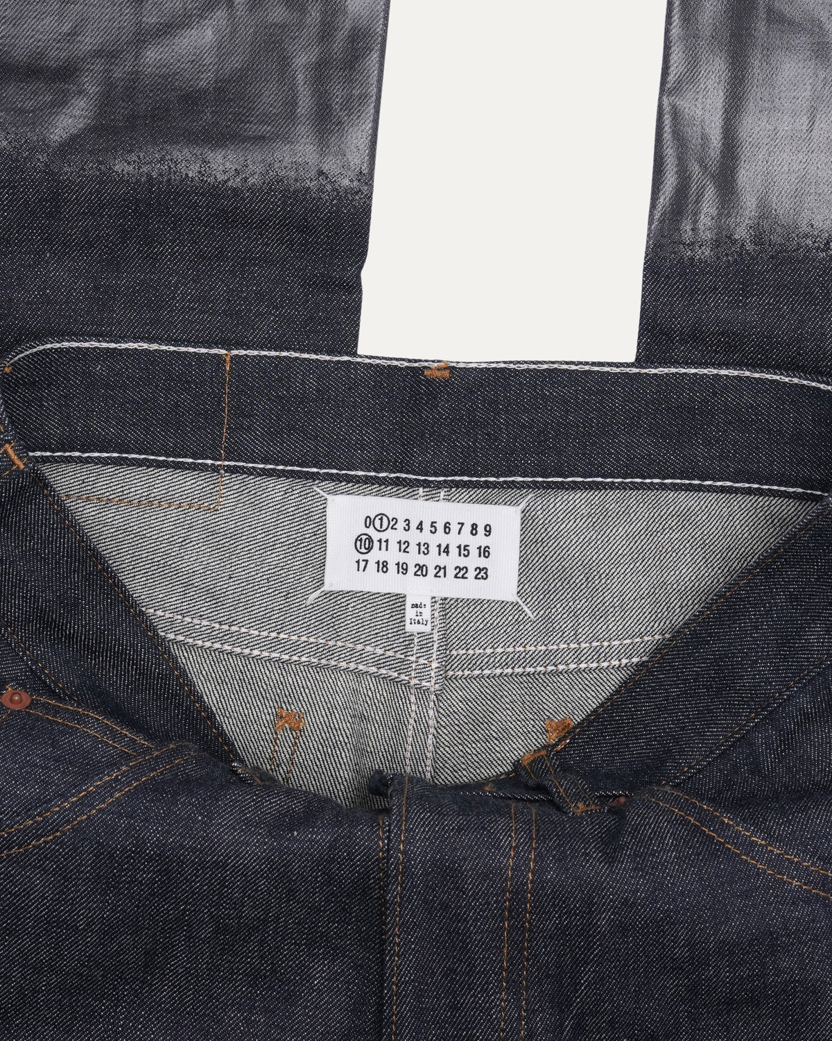 Indigo Lacquered Jeans