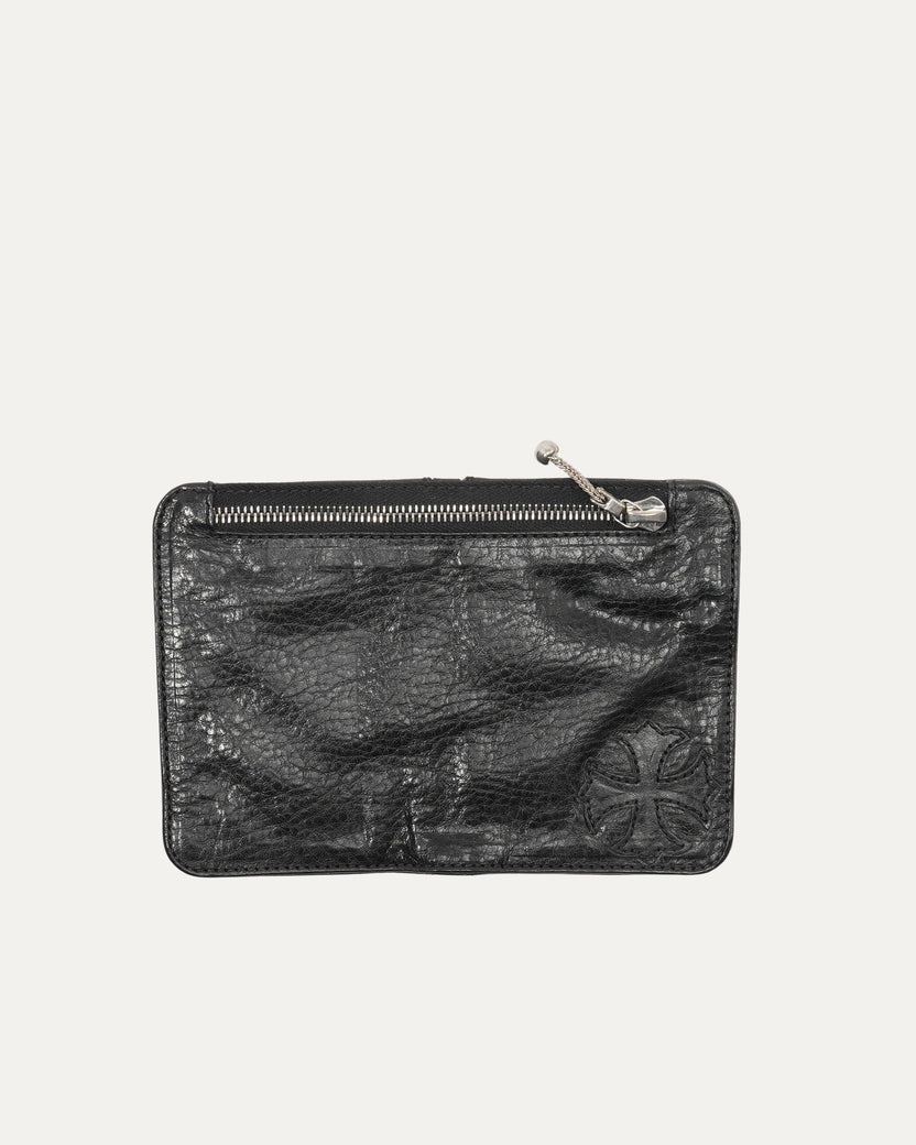 Cross Patch Zip Wallet Medium