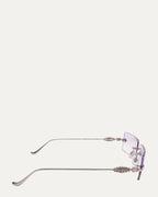 White Gold Ovaryeasy II Sunglasses