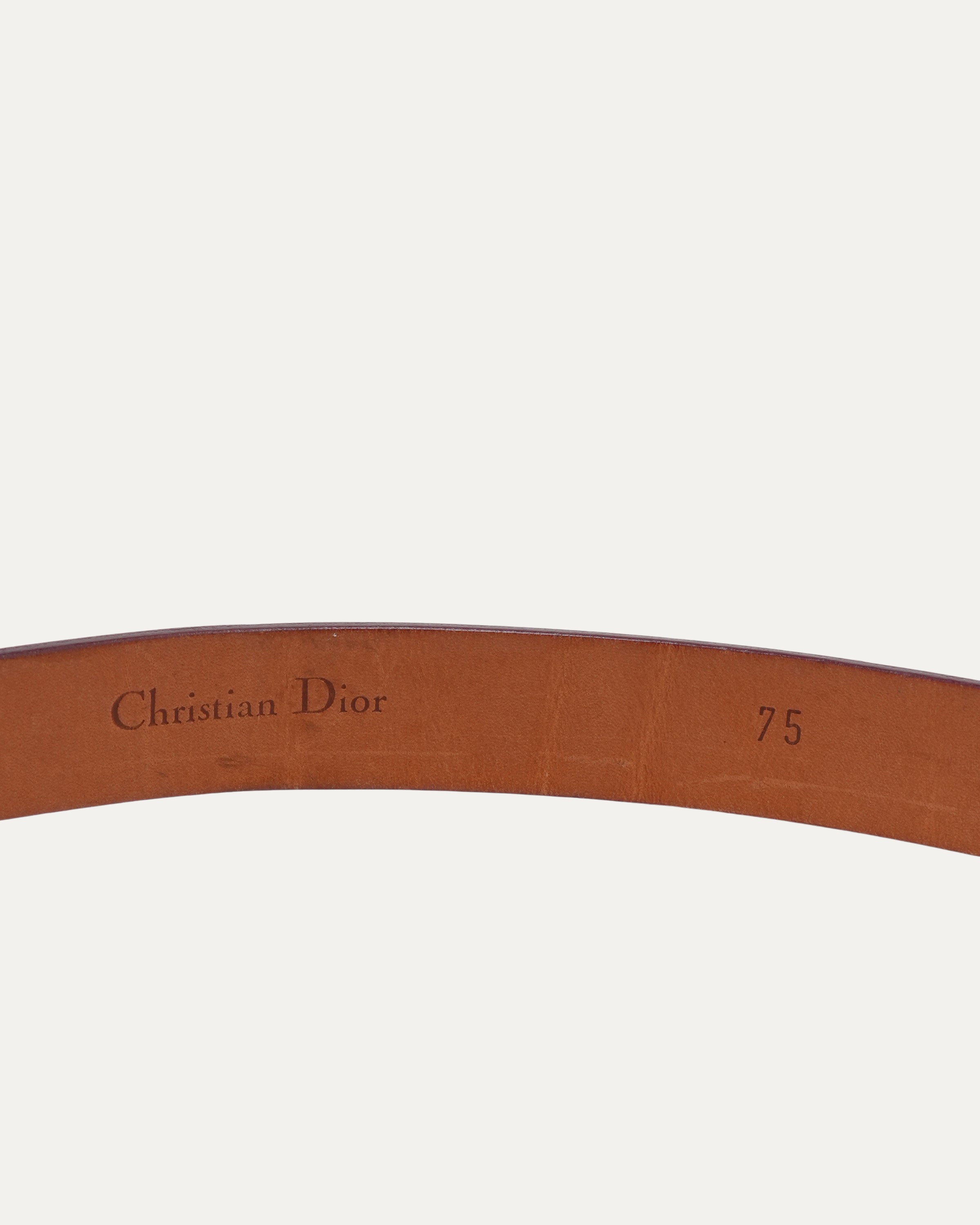 Dior SS 2001 License Plate Belt – Justin Reed