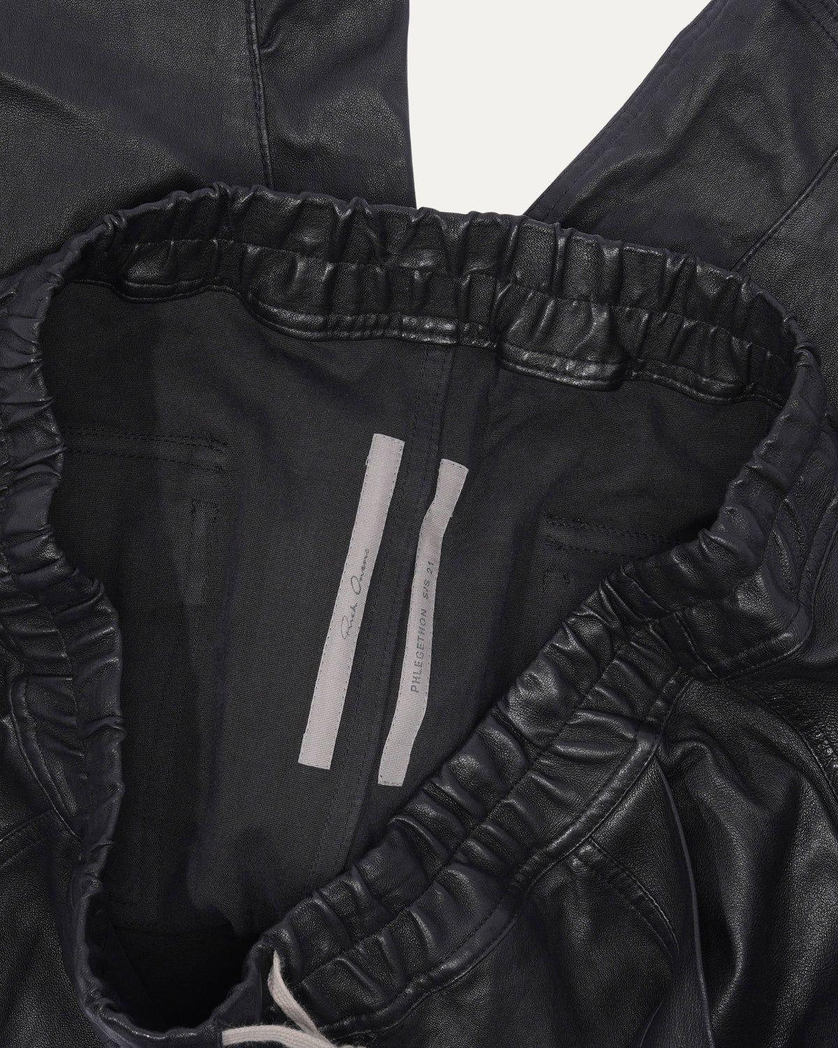 SS21 Phlegethon Leather Cargo Shorts