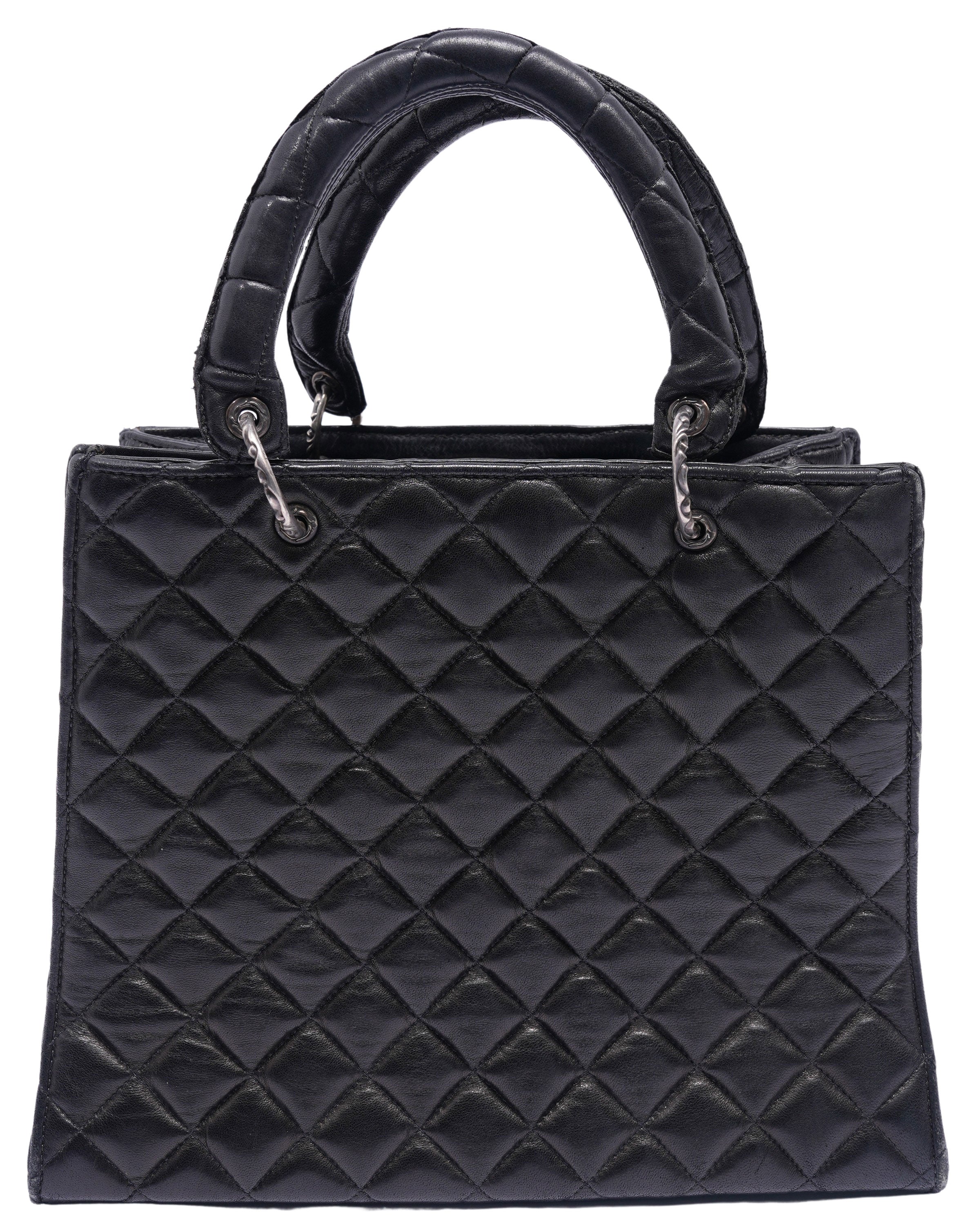 Quilted Leather Tote Bag