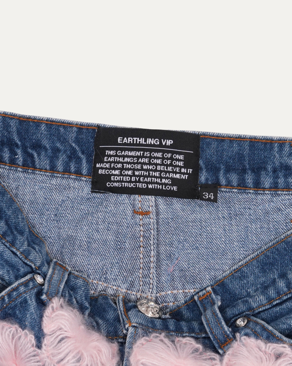 Floral Detail Jeans