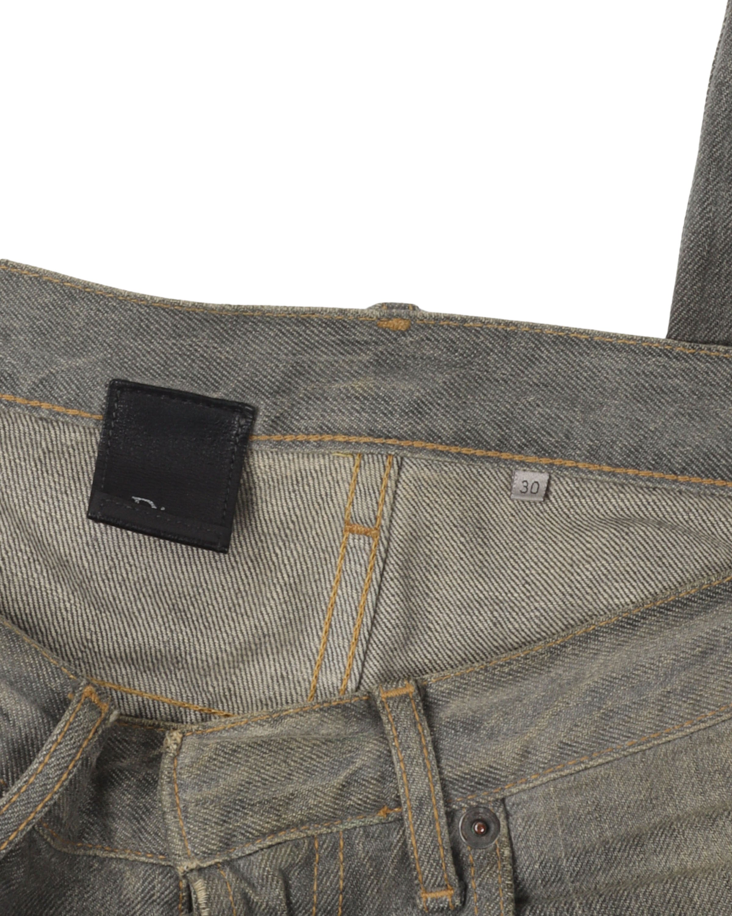 Repaired Slim Fit Jeans
