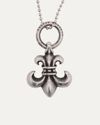 Fleur De Lis Pendant w/ Ball Chain