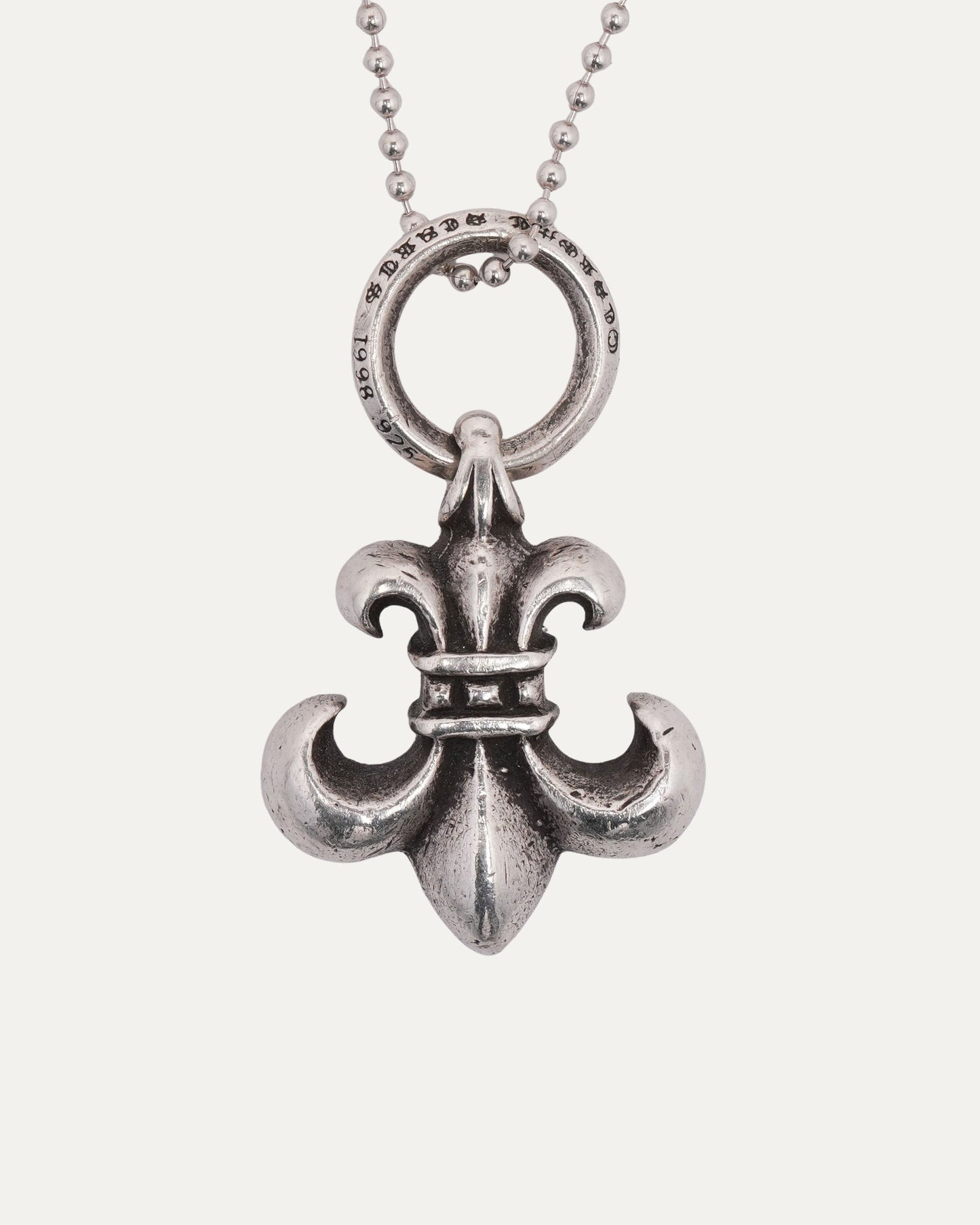 Fleur De Lis Pendant w/ Ball Chain