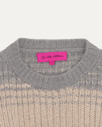Striped Cashmere Blend Sweater
