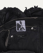Layered Distressed Denim Jeans