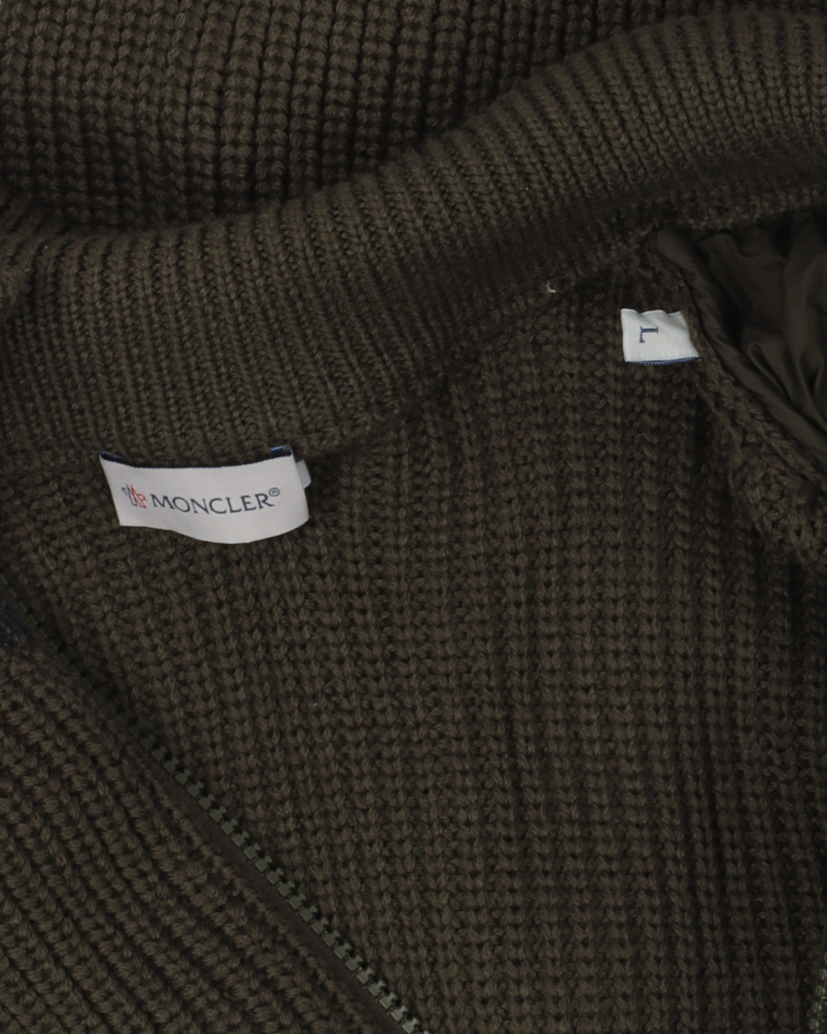Zip Up Padded Sweater