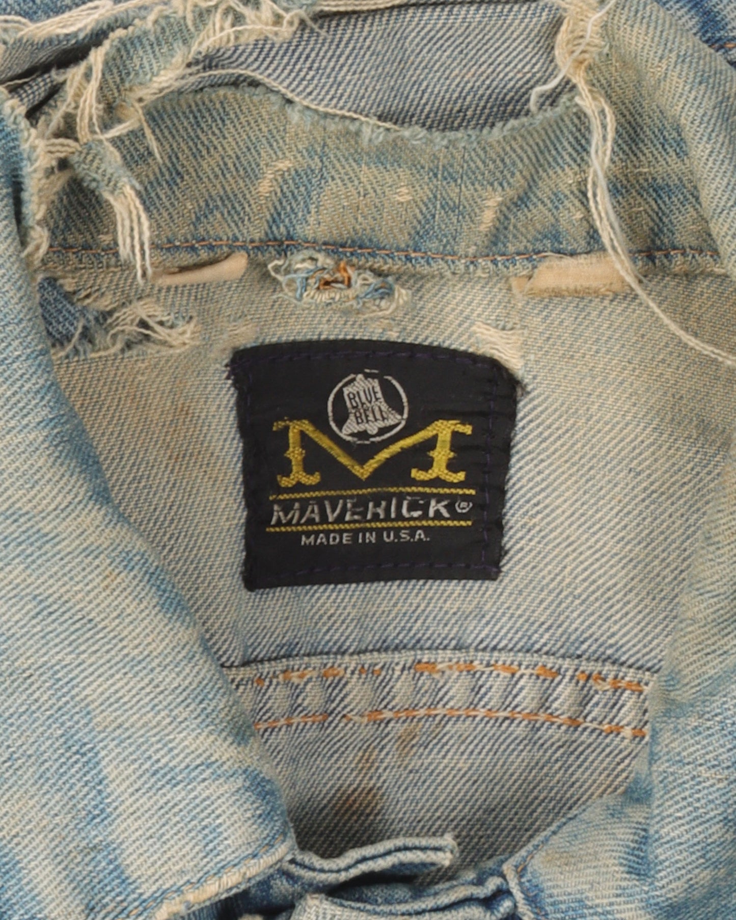 Maverick Distressed Denim Jacket