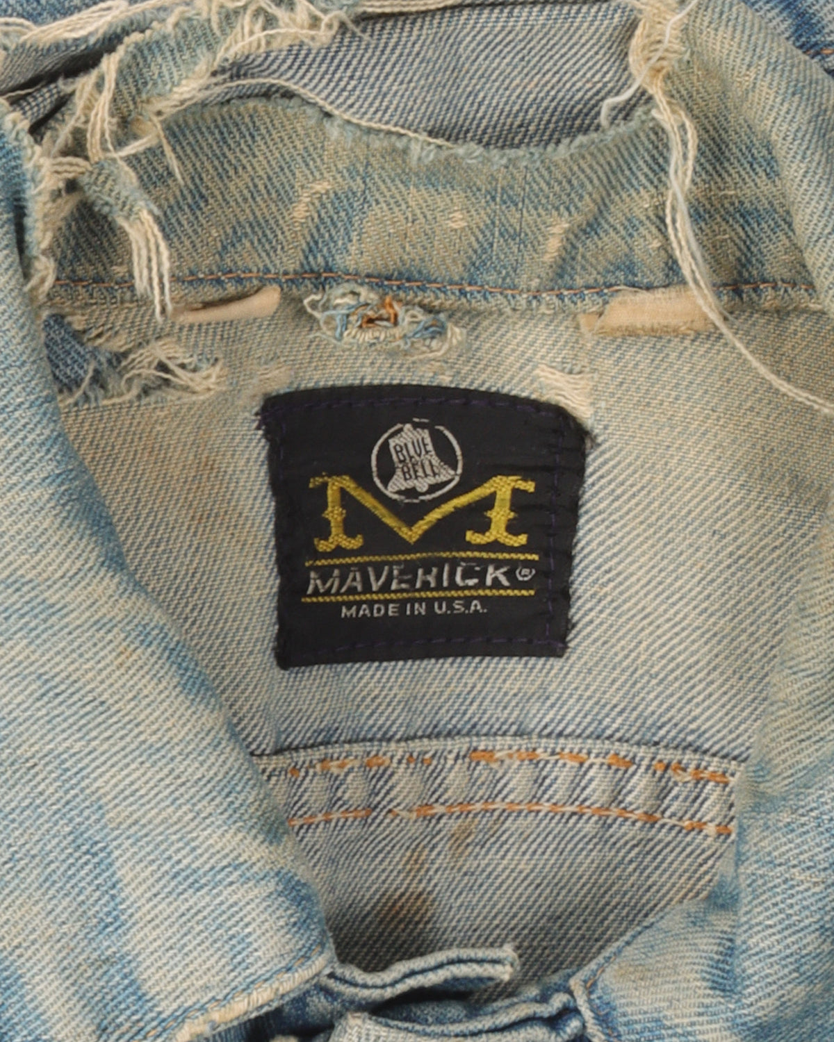 Maverick Distressed Denim Jacket
