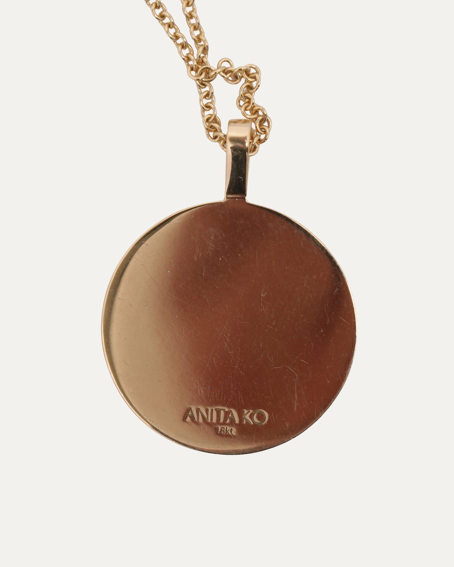 Gold Sagittarius Coin Necklace