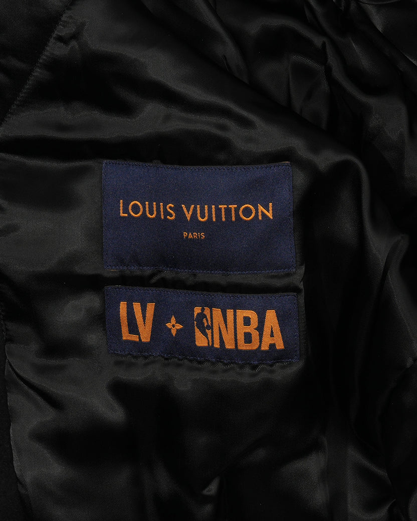 NBA Monogram Obscur Leather Moto Jacket