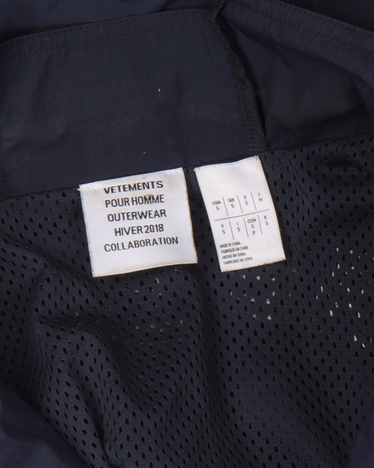 FW18 Reebok Reworked Track Jacket