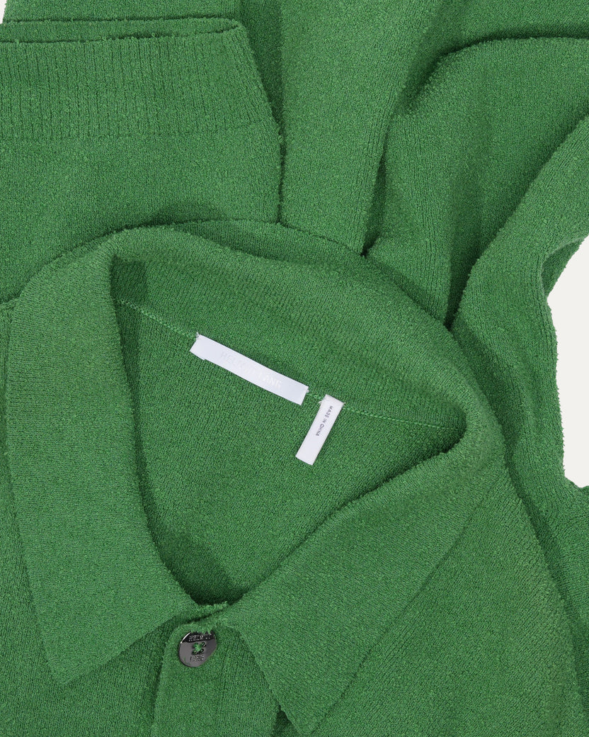 Terrycloth Polo Shirt