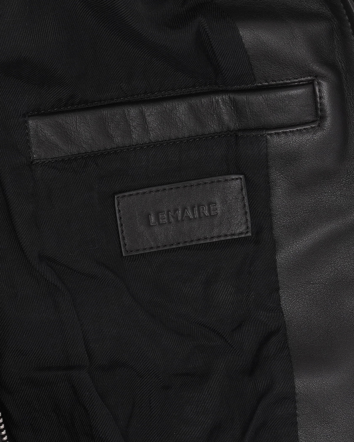 Boxy Leather Blouson