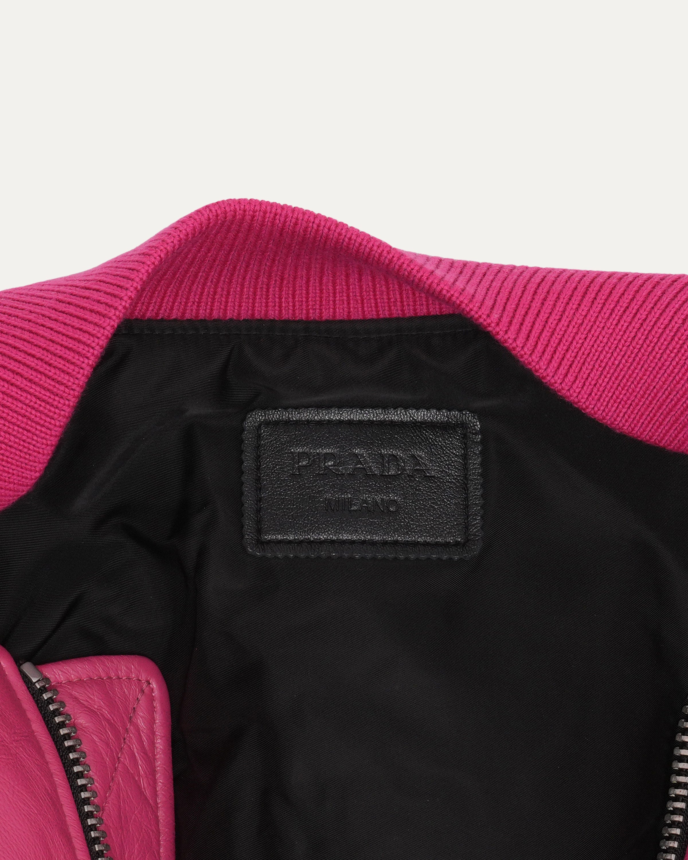 Prada Oversized Pouch-Detail Bomber Jacket – Justin Reed