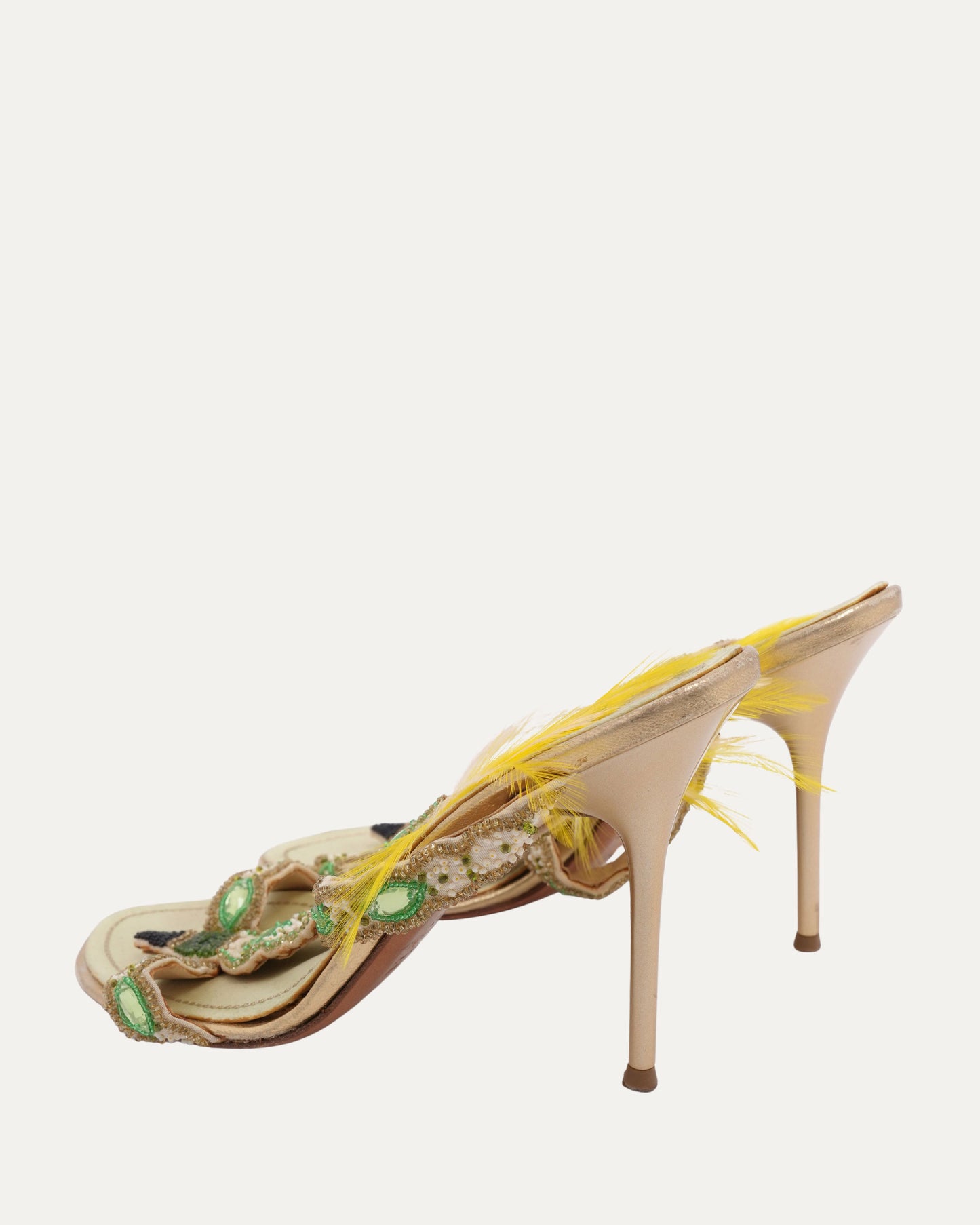 Vintage Beaded Sandals