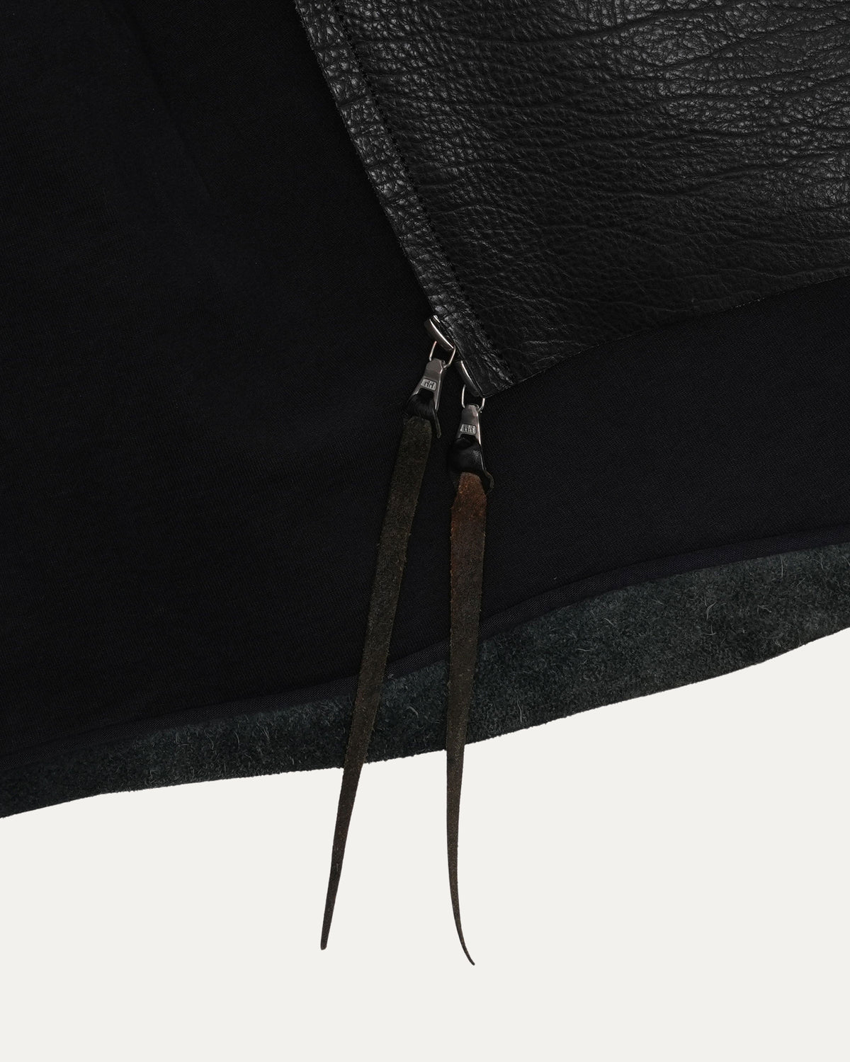 Hooded Leather Vest