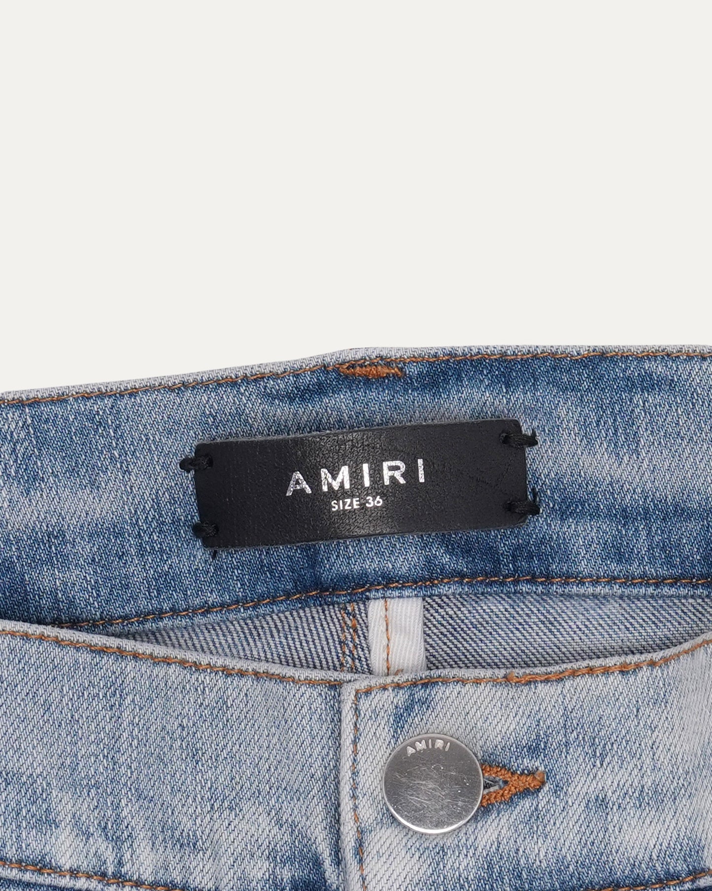 Distressed Repaired MX1 Jeans