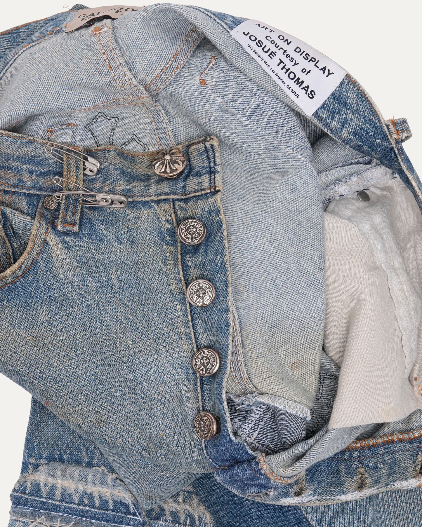 Gallery Dept. Cross Patch Flared Jeans