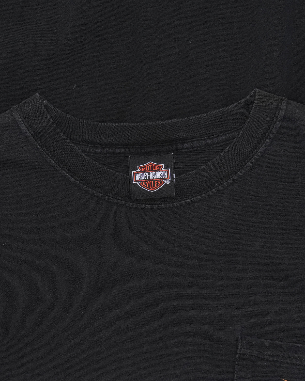 Harley Davidson Fort Wayne, Indiana Long Sleeve Pocket T-Shirt