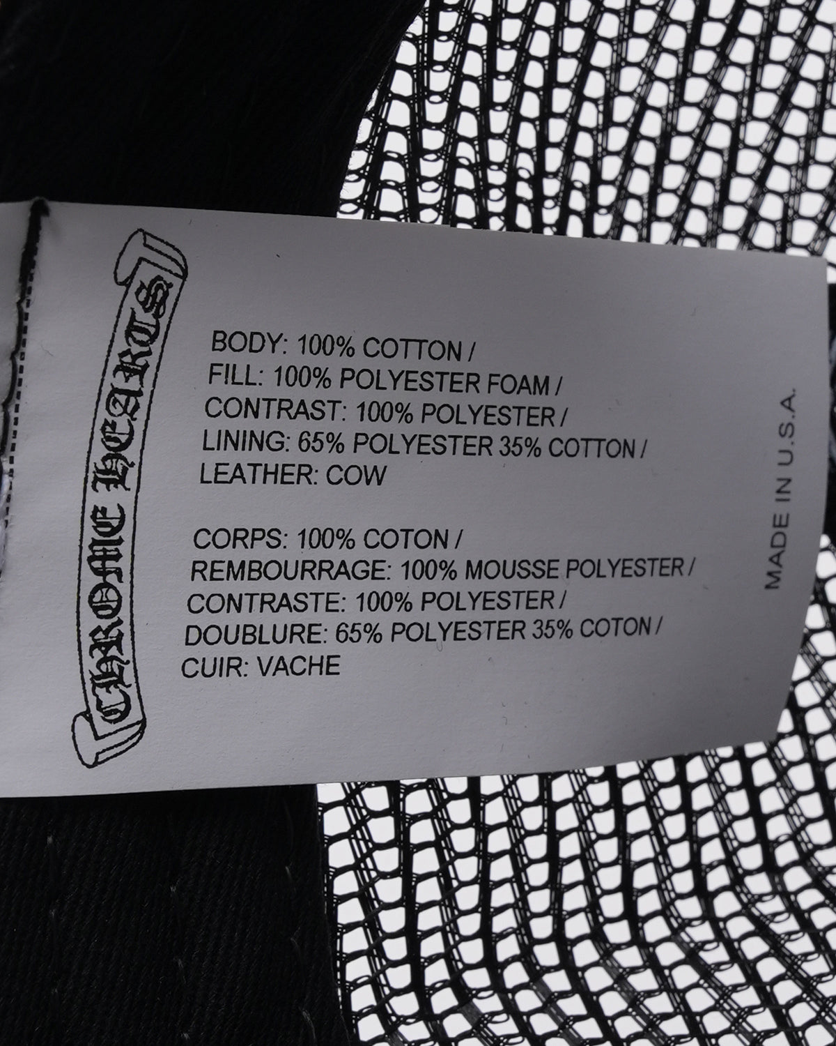 Camouflage Cemetery Cross Patch Trucker Hat