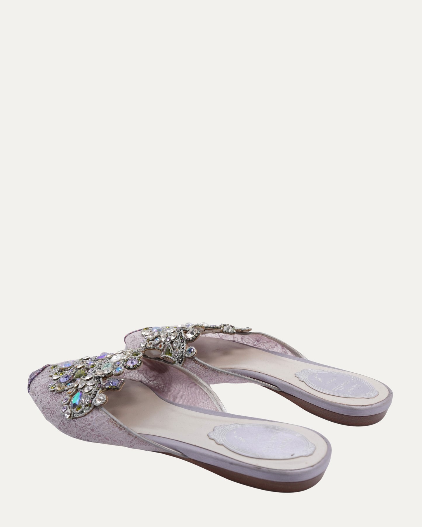 Jewel Embellished Mules