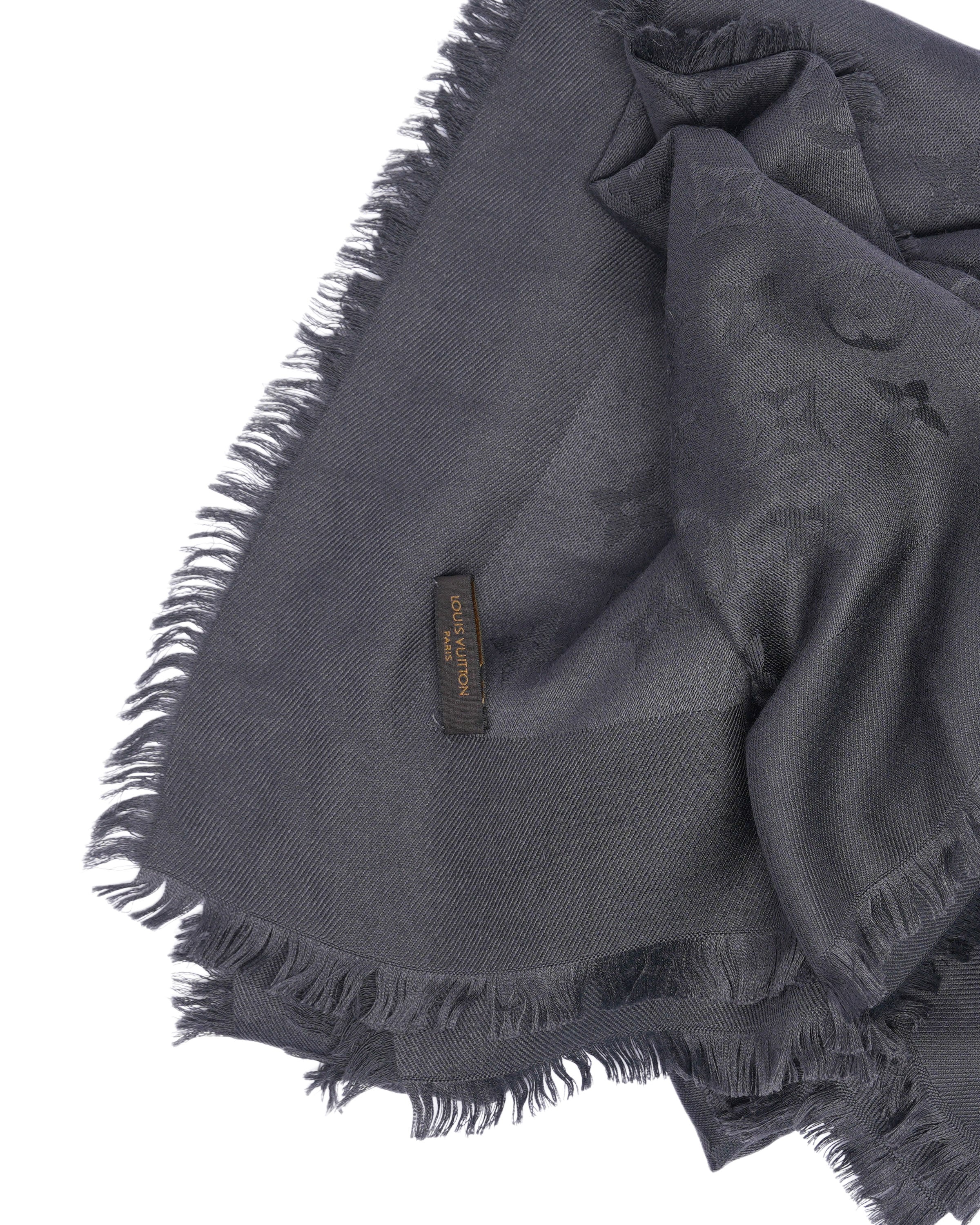 Tonal Monogram Scarf