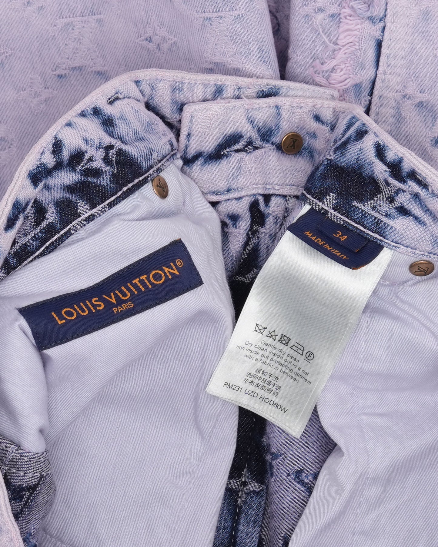 Over-dyed Double Knee Jeans