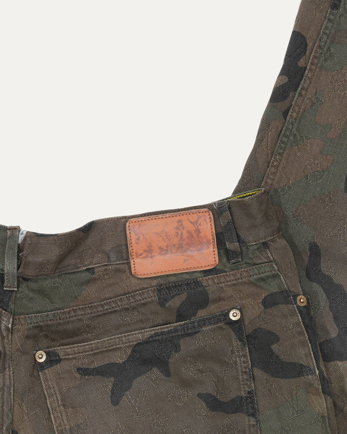 Supreme Jacquard Camouflage Monogram Jeans