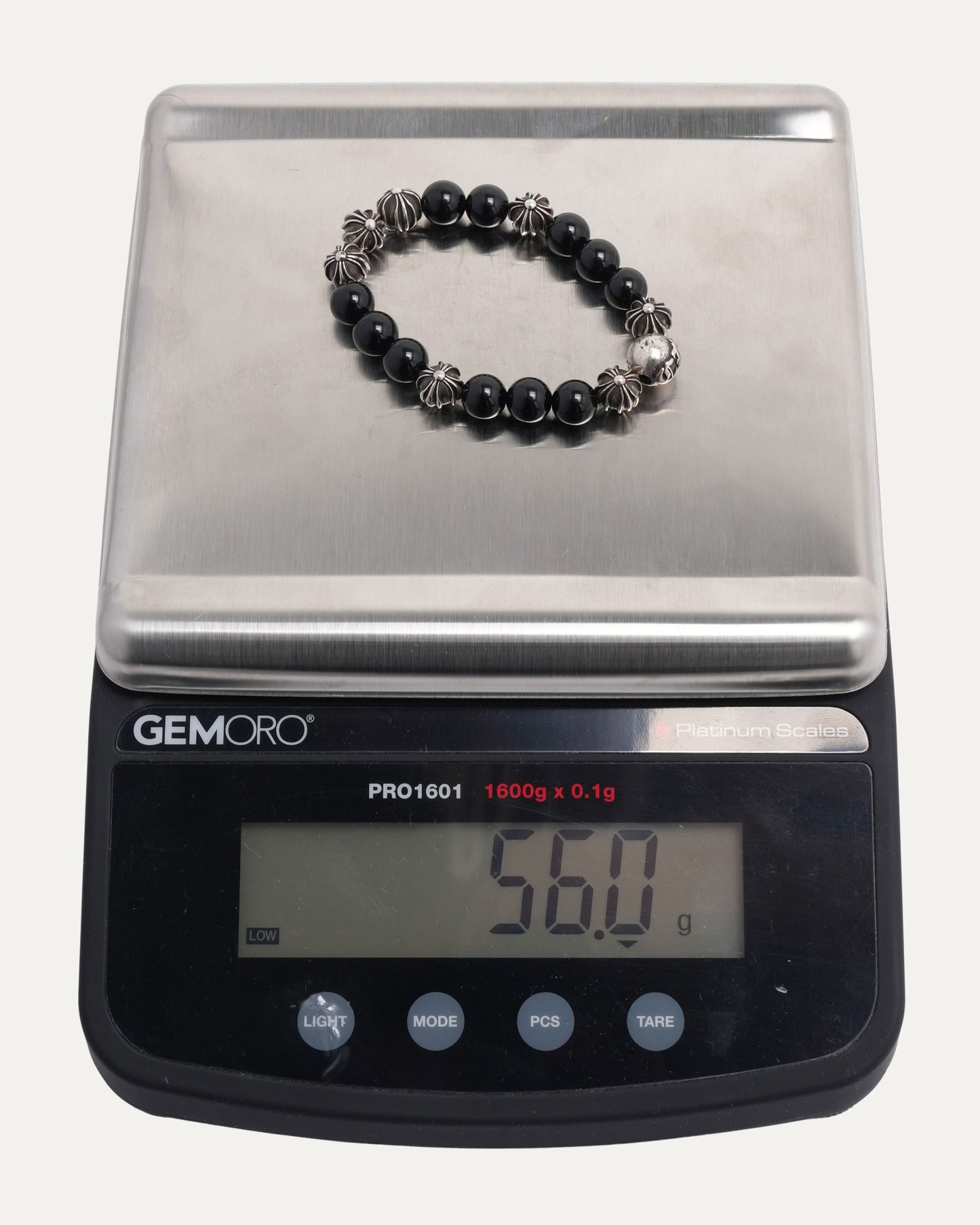 6mm Onyx Multi Charm Bead Bracelet