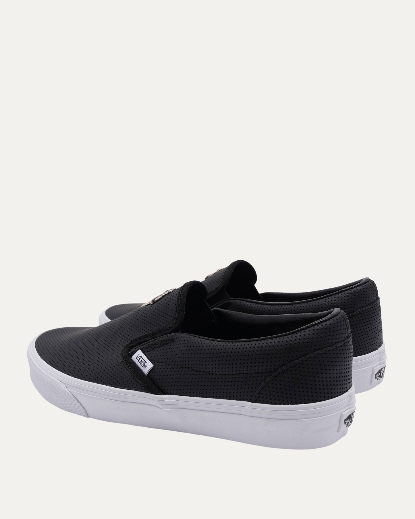 Dagger Embellished Vans Perforated Slip On Sneakers
