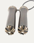 Silver Embellished Wooden Jump Rope