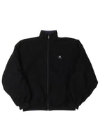 Oversized Reversible Nylon & Fleece Track Jacket