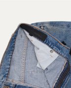 Levi's Orange Tab Cross Patch Denim Shorts