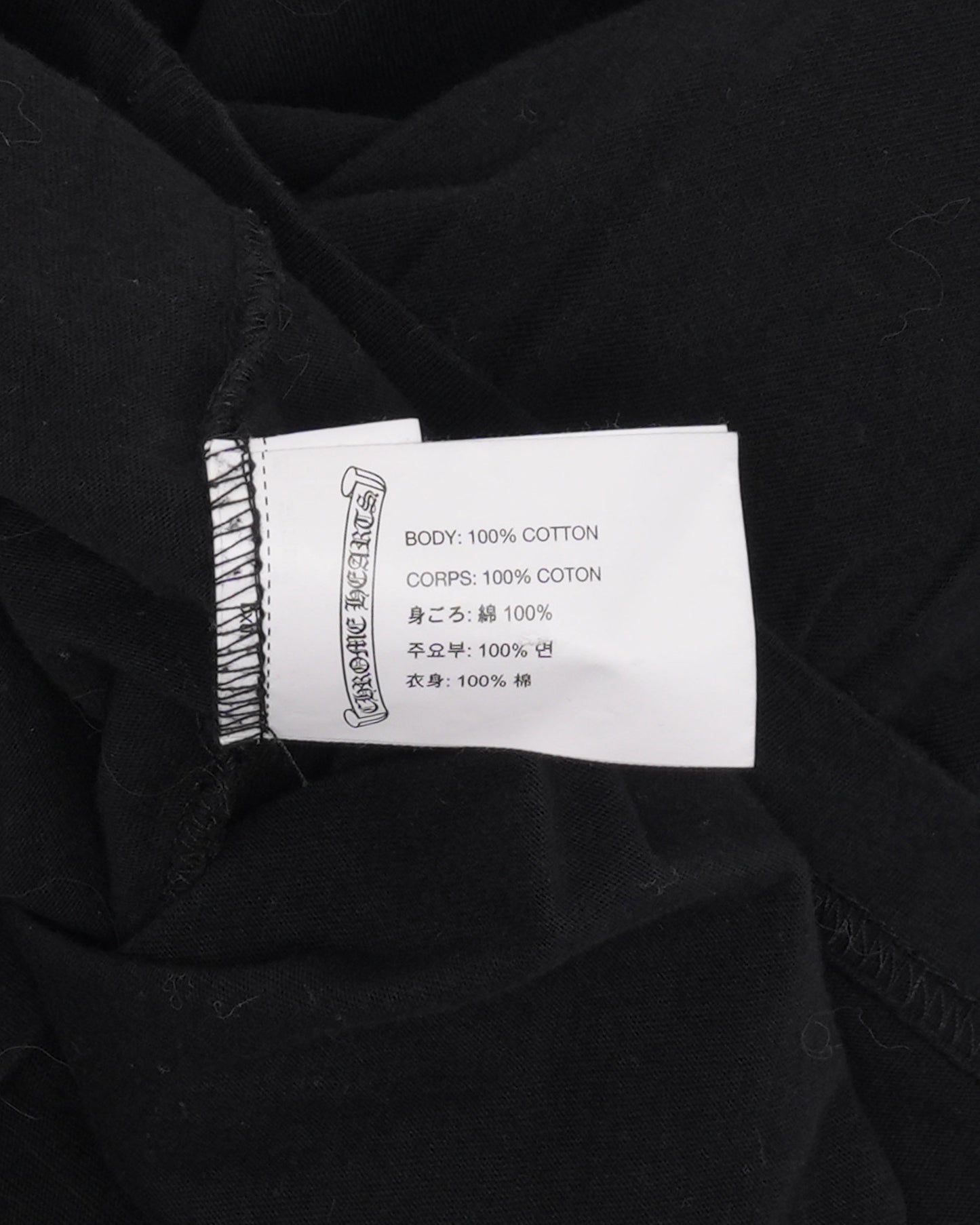 Neck Logo Long Sleeve Pocket T-Shirt