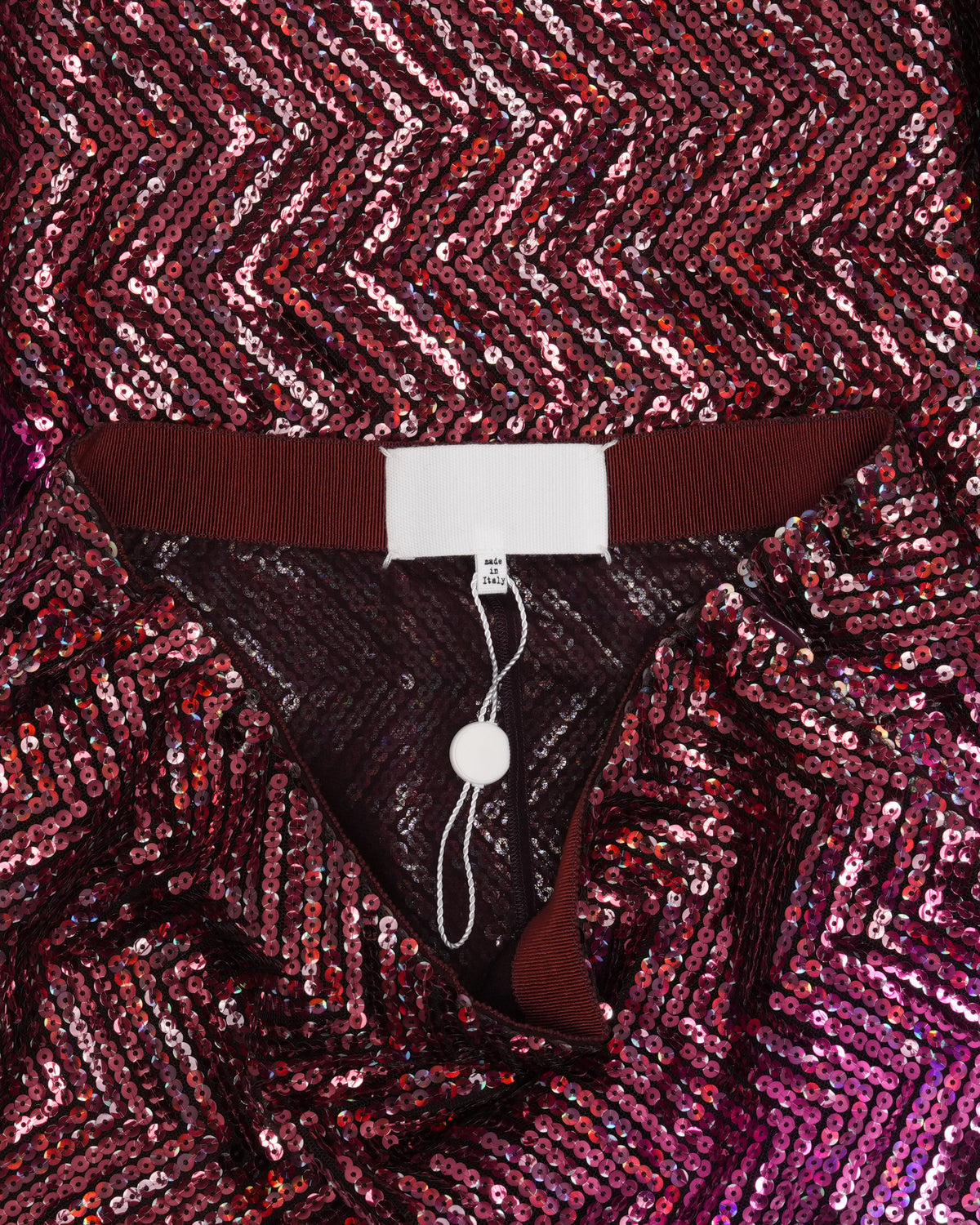 Sequin Zigzag Skirt